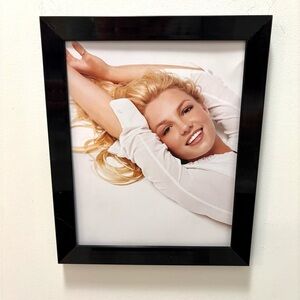 Britney Spears, 2001 (by Herb Ritts) framed 8x10 poster